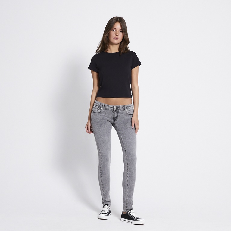 Low waist skinny jeans "Skinny Low" Grey